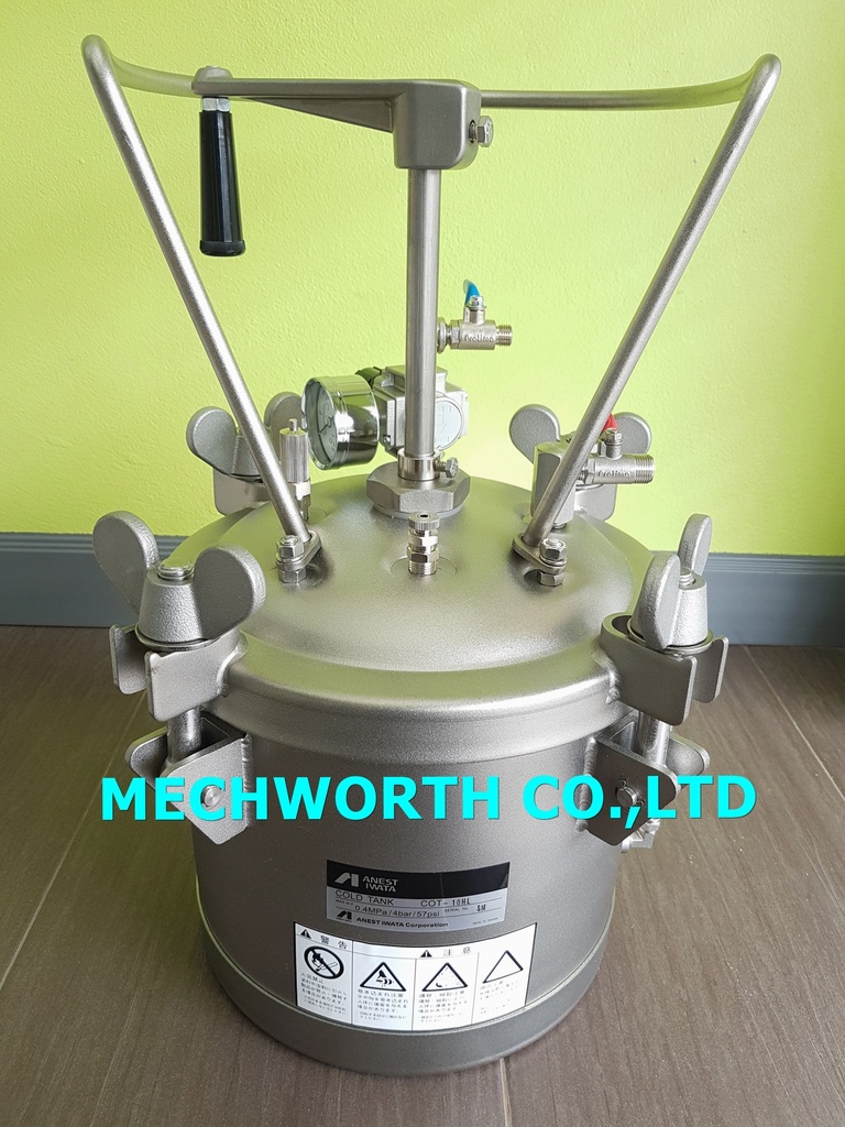 cot-10hl-anest-iwata-stainless-steel-pressure-tank